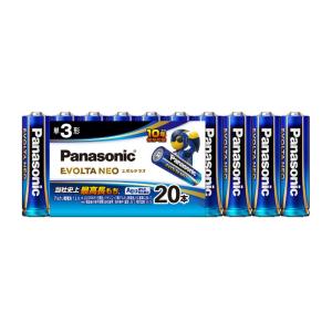 パナソニック アルカリ乾電池単3形 20本パック Panasonic EVOLTA NEO LR6NJ/ 20SW 返品種別A