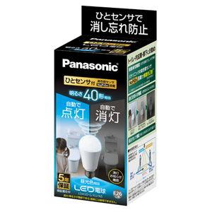 パナソニック LED電球 一般電球形 485lm(昼光色相当) Panasonic ひとセンサタイプ LDA5DGKUNS 返品種別A｜joshin