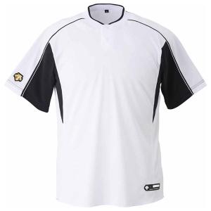 デサント ベースボールシャツ DESCENTE 2ボタンベースボールシャツ DS-DB104B-SWBK-XO