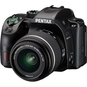 ペンタックス デジタル一眼レフカメラ「PENTAX KF」18-55WR キット(ブラック) KF 18-55LK BK 返品種別A｜joshin
