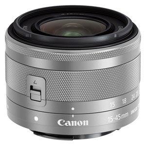 キヤノン EF-M15-45mm F3.5-6.3 IS STM(シルバー) ※EF-Mレンズ(APS-Cサイズミラーレス用) EF-M15-45ISSTMSL 返品種別A｜joshin