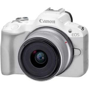キヤノン ミラーレス一眼カメラ「EOS R50」RF-S18-45 IS STM レンズキット(ホワ...