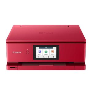 キヤノン A4カラーインクジェットプリンター複合機(レッド) Canon PIXUS(ピクサス) TS8730 PIXUSTS8730RD 返品種別A