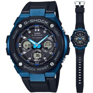 カシオ (国内正規品)G-SHOCK(ジーショック) G-STEELGショック ソーラー電波時計 メンズタイプ GST-W300G-1A2JF 返品種別A｜joshin