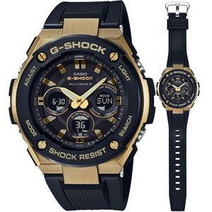 カシオ (国内正規品)G-SHOCK(ジーショック) G-STEELGショック ソーラー電波時計 メンズタイプ GST-W300G-1A9JF 返品種別A｜joshin