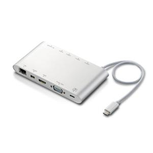 エレコム USB Type-C接続ドッキングステーション DST-C08SV
