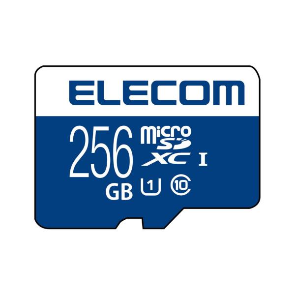 エレコム microSDXCメモリカード 256GB Class10 UHS-I MF-MS256G...