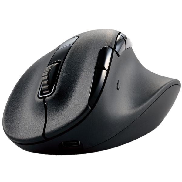 エレコム ワイヤレスマウス Bluetooth5.0/ 2.4GHz 静音 8ボタン 右手専用 Lサ...