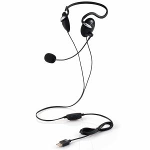 ELECOM（エレコム） 有線 ヘッドセット 両耳 小型 オーバーヘッド