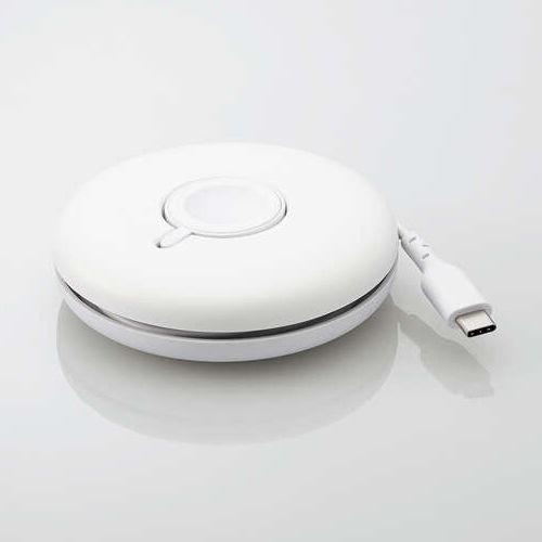 エレコム Apple Watch磁気充電ケーブル 高速充電スタンドタイプ (ホワイト) MPA-AW...