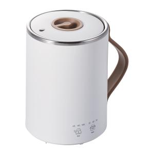 エレコム マグカップ型電気なべ ホワイト ELECOM Cook Mug クックマグ HAC-EP02WH 返品種別A