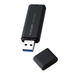 エレコム ブラック USB3.2 キャップ式 1TB