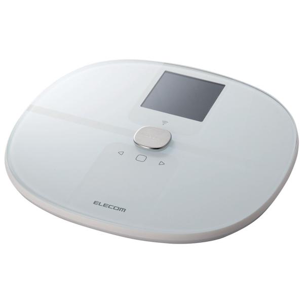 エレコム Wi-Fi通信機能搭載 体組成計(ホワイト) ELECOM ECLEAR(エクリア) HC...