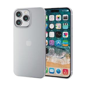 エレコム iPhone15 Pro Max(6.7inch/ 3眼)用 ケース ソフト カバー 超軽量 極薄 カメラレンズ保護設計(クリア) PM-A23DUCUCR 返品種別A｜joshin