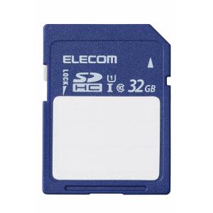 エレコム 文字が書ける SDHC メモリカード 32GB Class10 UHS-I U1 80MB/ s ラベル/ SDカードケース付き MF-FS032GU11C 返品種別A｜joshin