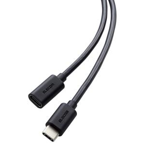 エレコム USB Type-C 延長ケーブル 1m PD 60W(ブラック) MPA-ECC10BK 返品種別A｜joshin