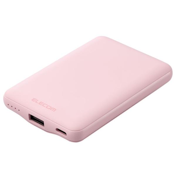 エレコム モバイルバッテリー 5000mAh 軽量 小型 最大15W 入出力( USB Type-C...