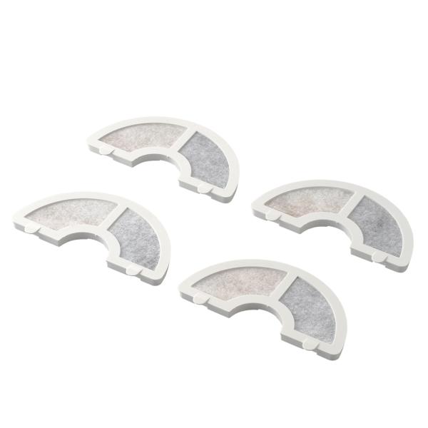 エレコム ペット用自動給水器 交換用軟水化フィルター(4枚入り)ワイヤレスポンプ式自動給水器湧水タイ...