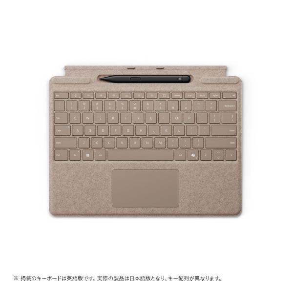 マイクロソフト Surface Pro 13 インチ キーボード(ペン収納付き/ スリム ペン付き)...