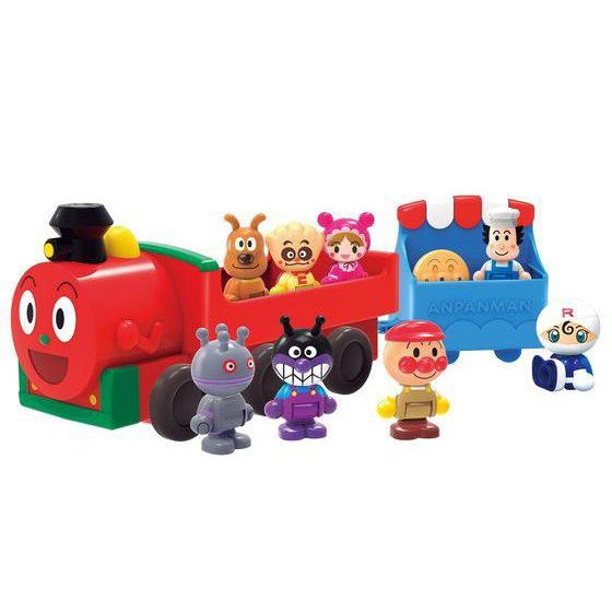 バンダイ アンパンマンはじめてハウスドールセット SLマンと8人のなかまたちそれいけ! アンパンマン...