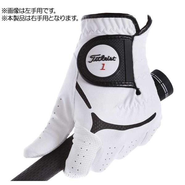 タイトリスト タイトリスト・スーパーグリップ・グローブ 右手用(ホワイト・22cm)  返品種別A