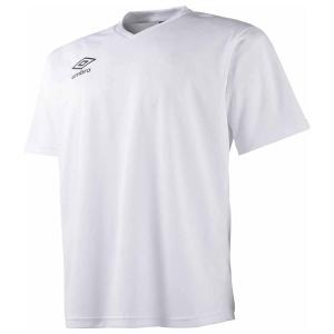 アンブロ ベーシックセカンダリー S/ S シャツ umbro サッカー フットサル プラクティスウェア DS-UBS7637-WBK-M