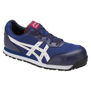 ウィンジョブ ASICS CP201 4901 インディゴブルー×ホワイト アシックス