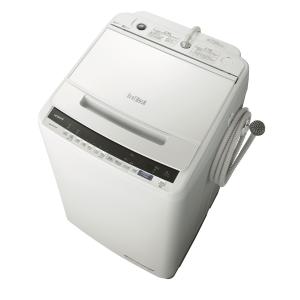 (標準設置 送料無料) 日立 8.0kg 全自動洗濯機 ホワイト HITACHI ビートウォッシュ BW-V80E-W 返品種別A