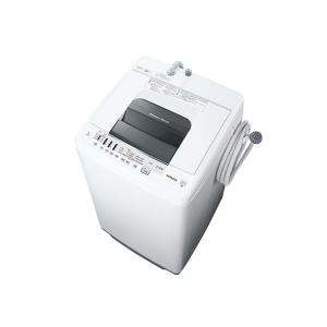 (標準設置 送料無料) 日立 7.0kg 全自動洗濯機 ピュアホワイト HITACHI NW-70F-W 返品種別A