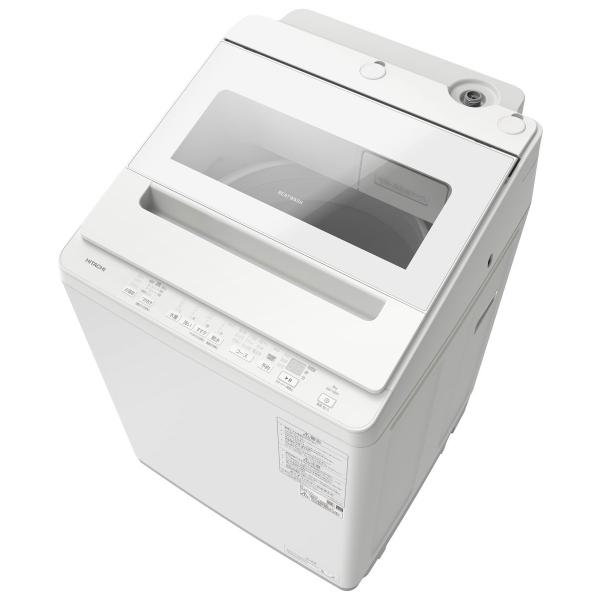 (標準設置無料 設置Aエリアのみ) 日立 8kg 全自動洗濯機 ホワイトラベンダー HITACHI ...
