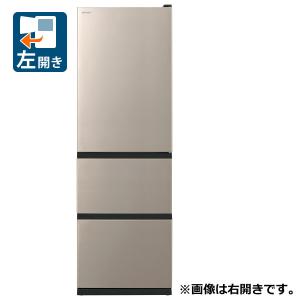HITACHI 冷蔵庫2023年式 315L 左開き(R-V32SVL) 冷蔵庫（315L・左開き）R-V32XL S(グラファイトシルバー): キッチン