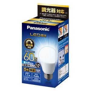 パナソニック LED電球 一般電球形 60形相当/ 810lm (昼光色相当)(調光器対応)(1個) Panasonic LDA7DGDSK6 返品種別A