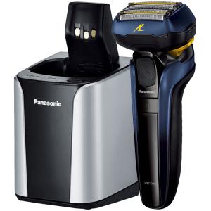 パナソニック メンズシェーバー[電気シェーバー](5枚刃)(自動洗浄器付)(青) Panasonic LAMDASH(ラムダッシュ) ES-LV7T の限定モデル ES-CLV7T-A 返品種別A