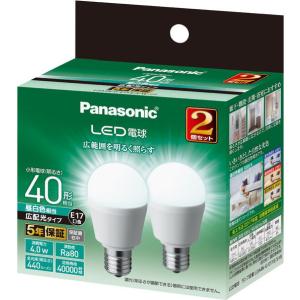 パナソニック LED電球 小形電球形 440lm Panasonic LDA4NGE17ESW2T