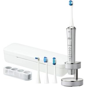 パナソニック 電動歯ブラシ(シルバー) Panasonic 音波振動ハブラシ Doltz(ドルツ)EW-DP55 の限定モデル EW-CDP55-S 返品種別A