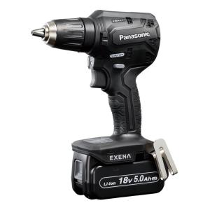 パナソニック 充電ドリルドライバー 18V 5Ah電池セット (黒) EXENA(エグゼナ) EZ1DD1J18D-B 返品種別B