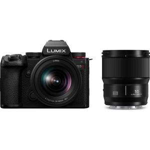 パナソニック フルサイズミラーレス一眼カメラ「LUMIX S5II」ダブルレンズキット Panasonic DC-S5M2W 返品種別A