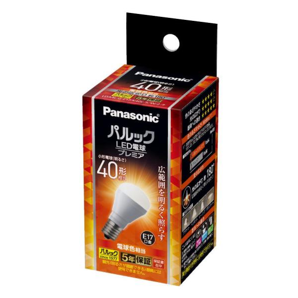 パナソニック LED電球 小形電球型 440lm (電球色相当) Panasonic パルック LE...