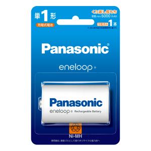 パナソニック ニッケル水素電池 単1形(1本入) Panasonic eneloop エネループ スタンダードモデル BK-1MCD/ 1 返品種別A｜Joshin web