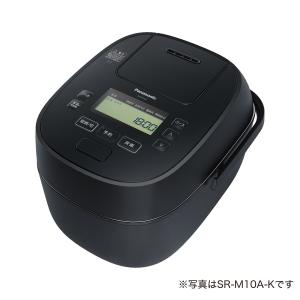 パナソニック 可変圧力IHジャー炊飯器(1升炊き) ブラック Panasonic 可変圧力おどり炊き SR-M18A-K 返品種別A｜joshin