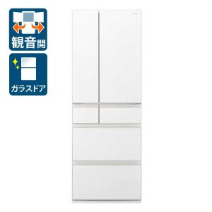 (標準設置料込) パナソニック 525L 6ドア冷蔵庫(アルベロオフホワイト) NR-F53HX1-W 返品種別A｜joshin