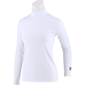 FILA(フィラ) レディース ハイネックロングスリーブシャツ(ホワイト・サイズ：XL) 返品種別A｜joshin
