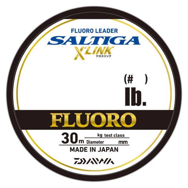 ダイワ ソルティガ フロロリーダー クロスリンク ナチュラル 30m (8号/ 30lb) 返品種別...