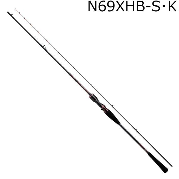 ダイワ 24 紅牙 N69XHB-S・K 6.9ft 2ピース ベイト 返品種別A