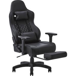 玄人志向 ゲーミングチェア THRONE オットマン付き GALAKURO GAMINGシリーズ GG-C/ THRONE-BK/ OT