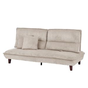 関家具 3人掛けソファ (アイボリー・幅180×奥行91×高さ84×座面高さ44cm