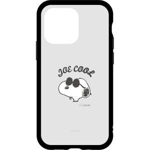 グルマンディーズ iPhone 13 Pro用 耐衝撃ケース IIIIFIT CLEAR ピーナッツ ジョー クール SNG-606B