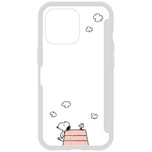グルマンディーズ iPhone 13 Pro用 耐衝撃ケース SHOWCASE + ピーナッツ ドッグハウス SNG-610A