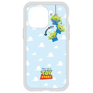 グルマンディーズ iPhone 13 Pro用 耐衝撃ケース IIIIFIT CLEAR ディズニー ピクサーキャラクター DN-878F