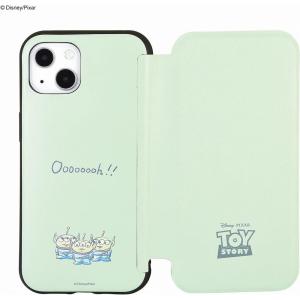 グルマンディーズ iPhone 13用 耐衝撃 手帳型ケース IIIIFIT ディズニー ピクサーキャラクター DN-884C